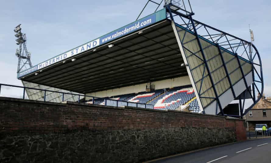 Stark’s Park, the home of Raith Rovers, pictured in early February