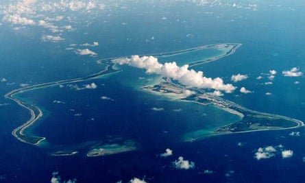 Diego Garcia, the Chagos island which hosts a US military base leased from Britain.