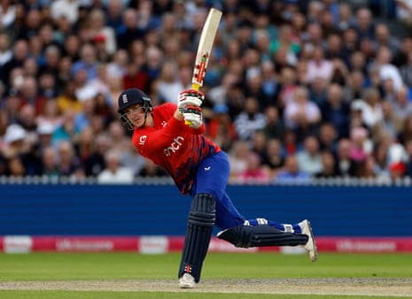 Harry Brook is playing brutal shots to all parts of Old Trafford. As good as it gets in T20.