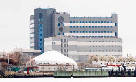 Sections of the complex at Rikers Island in New York, New York, on 31 March. 