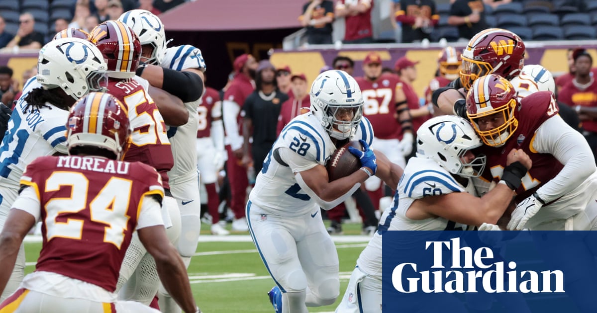Jonathan Taylor’s double earns Colts win against Commanders in London