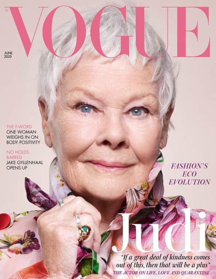 Vogue’s June cover featuring Judi dench.