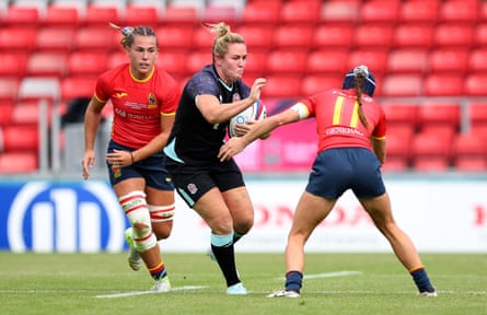 England’s Marlie Packer in action against Spain in August