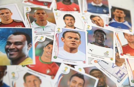 Panini stickers for the 2014 World Cup in Brazil.