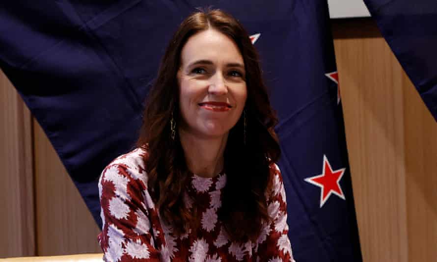 Jacinda Ardern in Melbourne on Tuesday