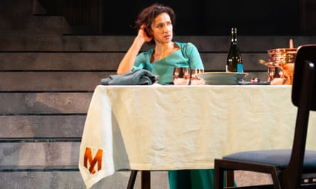 Remains vulnerable … Indira Varma as Lady Macbeth.