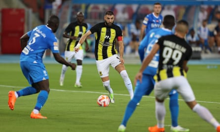 Saudi ‘Clasico’ drama shows promise but Pro League still work in progress | Saudi Pro League 5 Karim Benzema in action for Al-Ittihad against Al-Hilal in the Saudi Pro League.