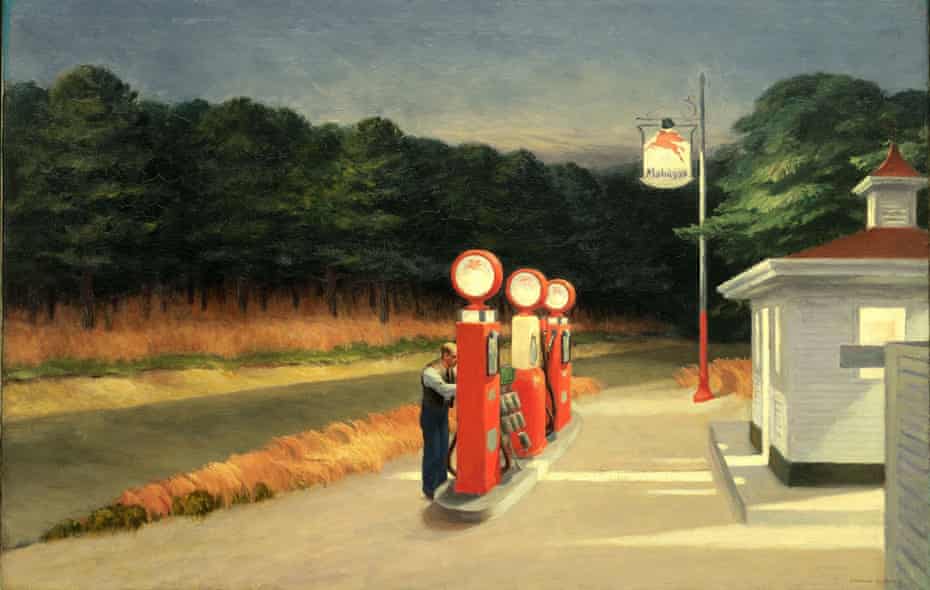 Gas by Edward Hopper.