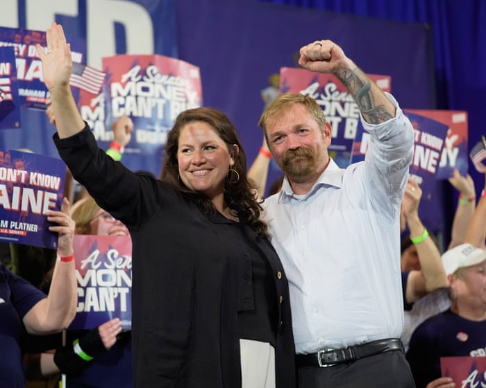 Controversial Graham Platner overcomes allegations to seal Maine Democratic nomination for Senate race – US politics live