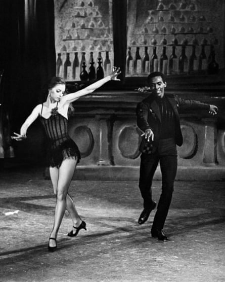 Suzanne Farrell and Arthur Mitchell in an NYCB production of Slaughter On Tenth Avenue in 1968