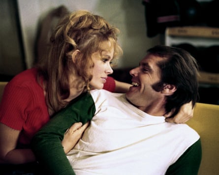 Karen Black and Jack Nicholson in Five Easy Pieces.