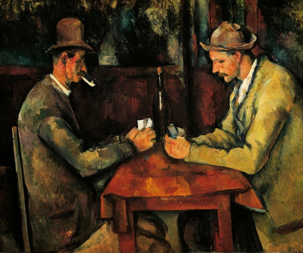 The Card Players, 1892-1895, by Paul Cezanne.