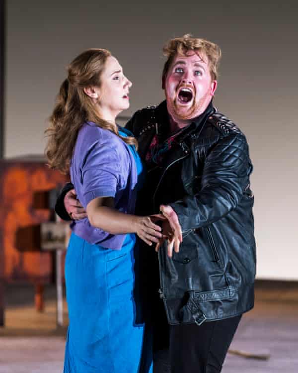 Nicky Spence as Steva Buryja with Laura Wilde in English National Opera’s production of Jenufa.