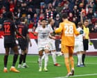 European football: Díaz rescues Bayern and then sees red against Leverkusen 2831
