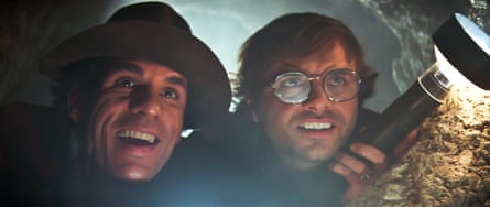 Robert Davi and Joe Pantoliano in The Goonies.