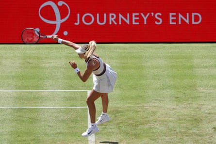 Katie Boulter went down to the fifth seed Diana Shnaider 2-6, 6-3, 6-2 at Queen’s.
