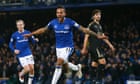 Theo Walcott ends Everton's winless run with double against Leicester