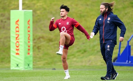 Marcus Smith trains with England