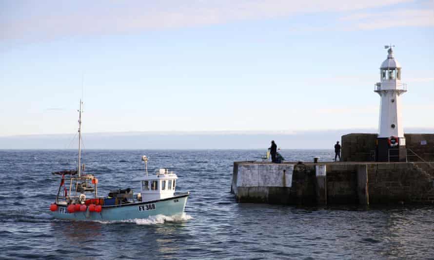 A fishing boat in Mevagissey, Cornwall.