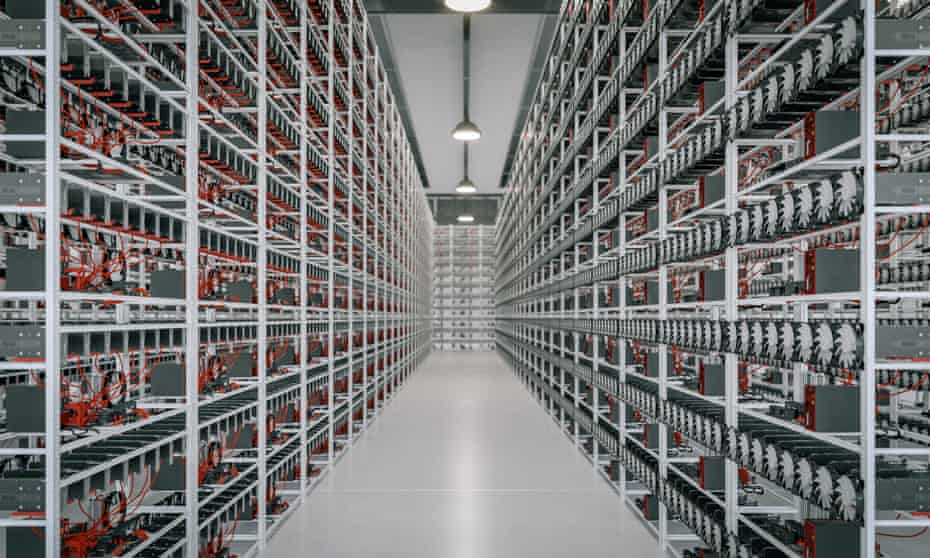 A cryptocurrency mining facility