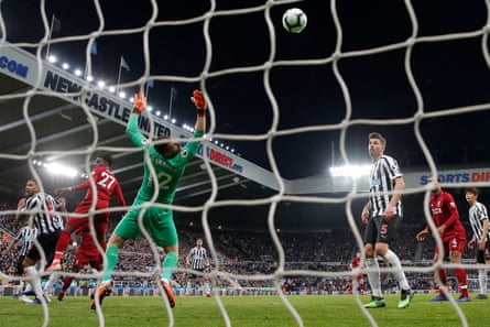 May 4: Divock Origi scores the late winning goal for Liverpool in their 3-2 victory at Newcastle.