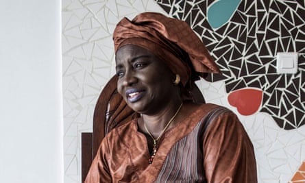 Aminata Touré at her her home in Dakar in 2022.