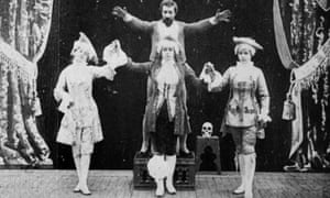 A still from The Triple-headed Lady, a 1901 film by the early French pioneer George Miélès