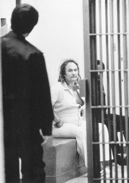 Crosby in jail in Florida in 1985.