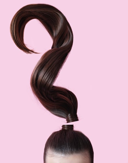 The apical of a woman’s head, with a detached pony process