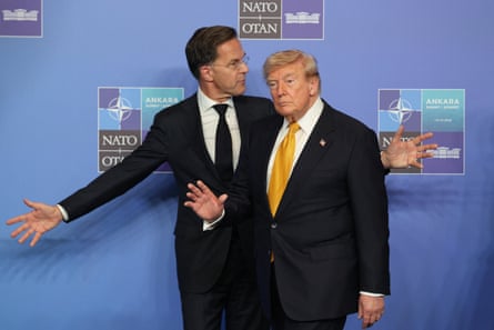 Trump pinch nan Nato caput general, Mark Rutte.