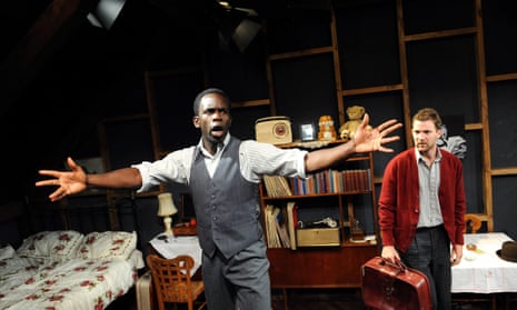 Jimmy Akingbola and Simon Harrison in a production of John Osborne’s Look Back in Anger at Jermyn Street theatre in 2008.