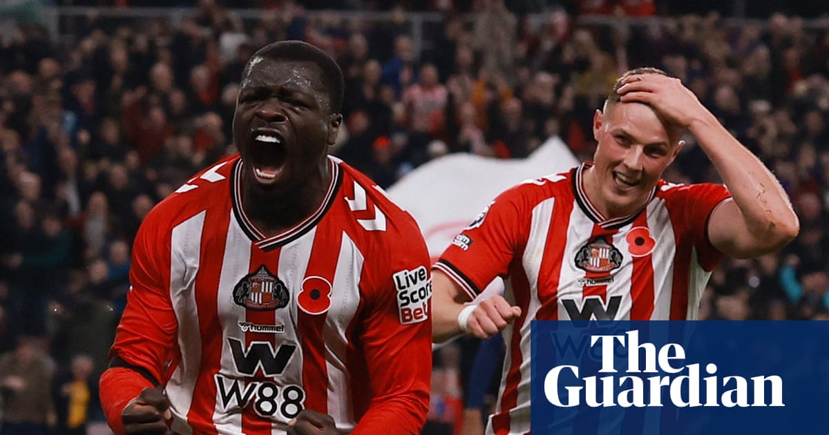 Sunderland fight back with late Brobbey equaliser to hold leaders Arsenal