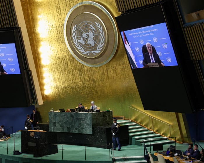 Abbas condemns Israel’s ‘malicious colonial plan’ ahead of Netanyahu UN speech