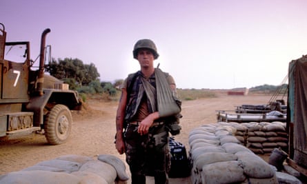 A US marine in Beirut in 1982, part of a failed peacekeeping force in the civil war
