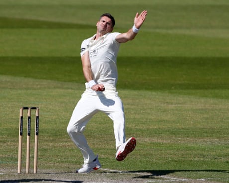 Anderson strikes for Lancs v Derbyshire, Surrey v Yorkshire and more: county cricket – live