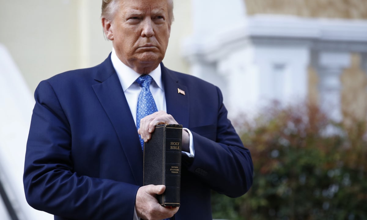 He wears the armor of God': evangelicals hail Trump's church photo op | US  news | The Guardian