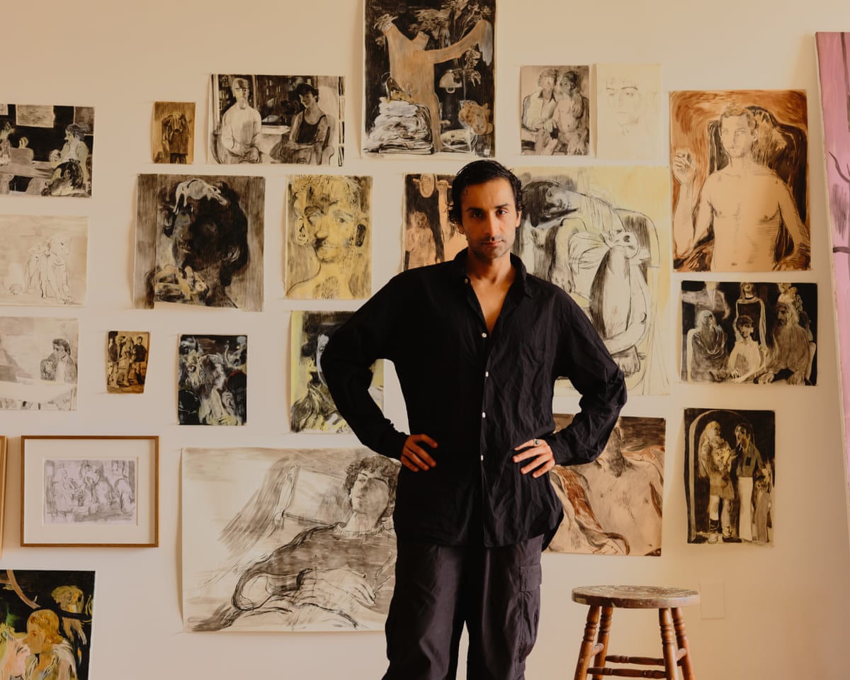 Toor in his studio.