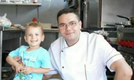 Roman Cristinel and his son Mihai.