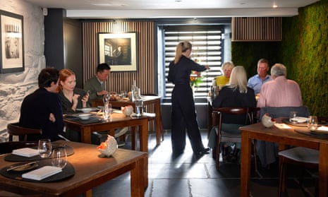 Intimate and unfussy … the Old Stamp House restaurant, Ambleside.
