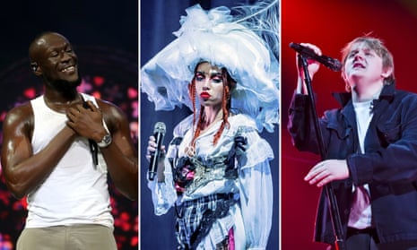 Contenders … from left, Stormzy, FKA twigs and Lewis Capaldi.