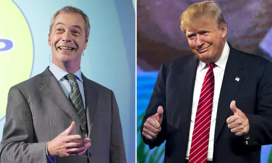Nigel Farage, Donald Trump