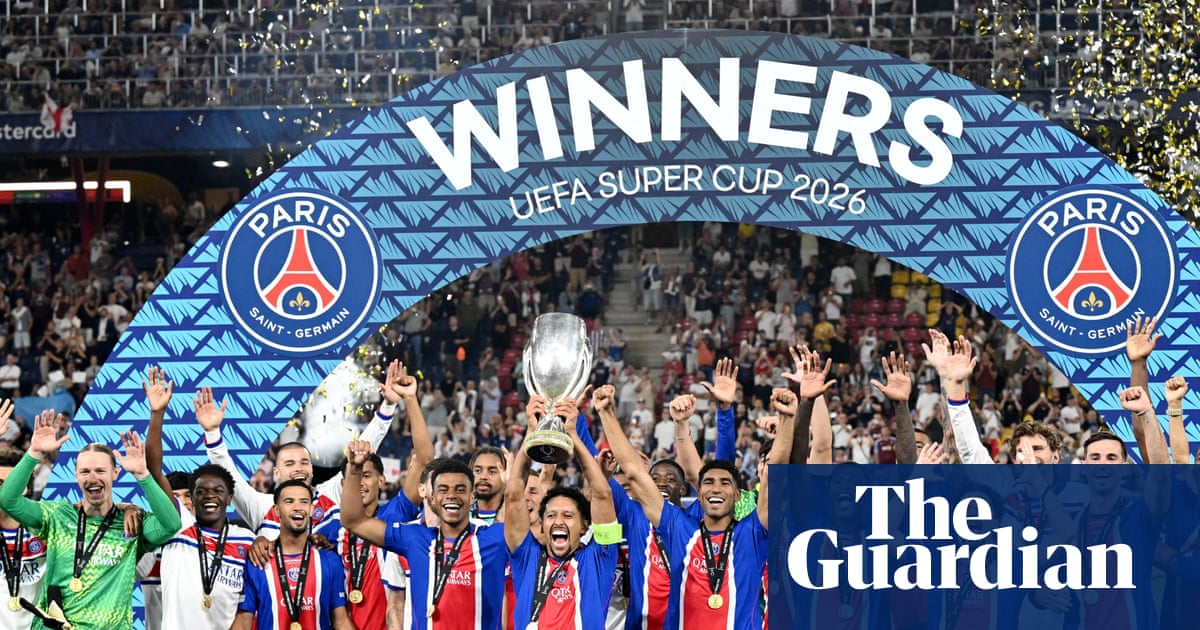 Désiré Doué does the business as PSG edge Aston Villa to lift Super Cup