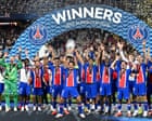 Désiré Doué does the business as PSG edge Aston Villa to lift Super Cup