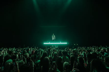 Mega-watt staging … Billie Eilish.