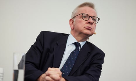 Michael Gove on the opening day of the Conservative party conference in Birmingham.