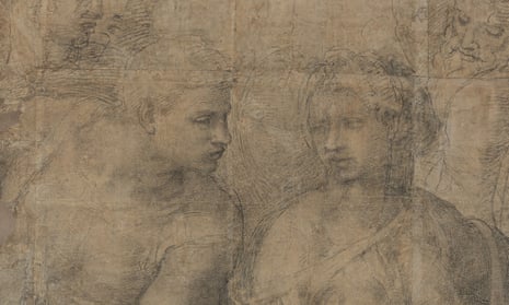 Michelangelo’s Epifania, 1550-3 (detail). © The Trustees of the British Museum. Funding for the conservation of the Epifania was generously provided through a grant from the Bank of America Art Conservation Project.