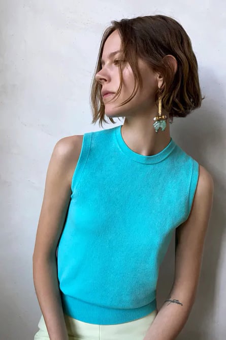 Zara knit top, £15.99.