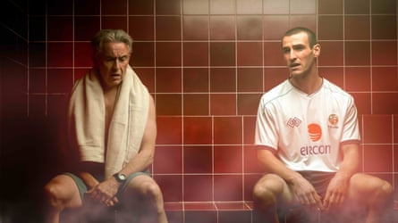 Steve Coogan as Mick McCarthy and Éanna Hardwicke as Roy Keane