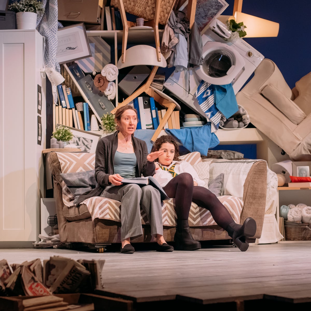 Jumpy Review April De Angelis S Toe Curling Mother Daughter Truths Stage The Guardian