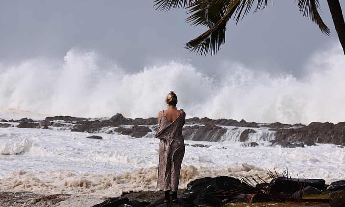 The surf at Snapper Rocks on the Gold Coast. Sea levels worldwide have risen by 20cm due to climate change, ‘which can make damages worse when storms like Cyclone Alfred hit’, an expert says.